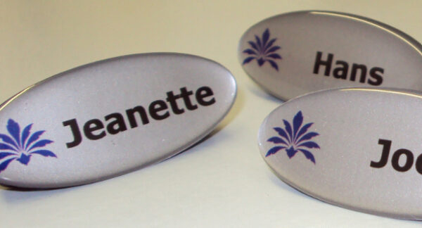 3D Epoxy Domed Personalized Shirt Badges