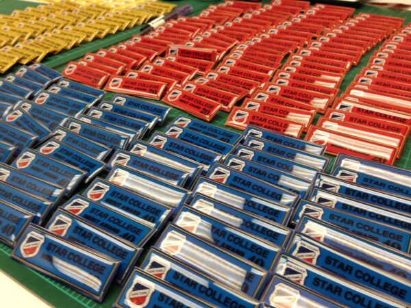 3D Epoxy Domed Personalized Shirt Badges